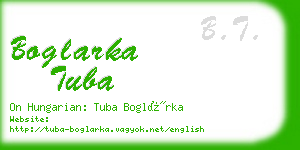 boglarka tuba business card